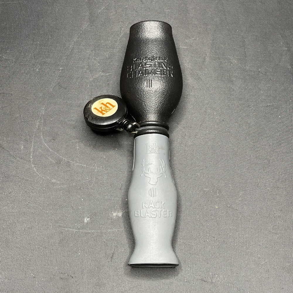 Knight & Hale Rack Blaster Deer Grunt Call Hunting Buck Call w Reel Clip